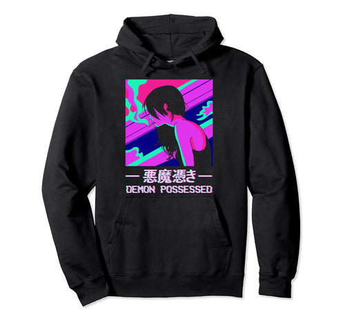 Demon Possessed Japanese Anime Hoodie - Streetwear Style for Adults - T-Shirt, Sweatshirt, Hoodie