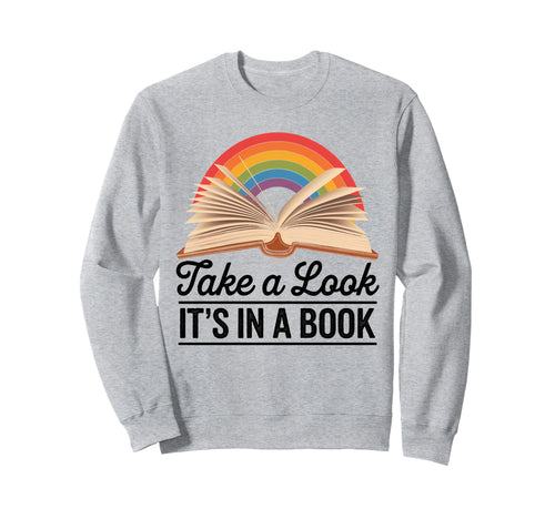 Rainbow Book Book Reader Or Sweatshirt - Custom Art Print Men Women - T-Shirt, Sweatshirt, Hoodie
