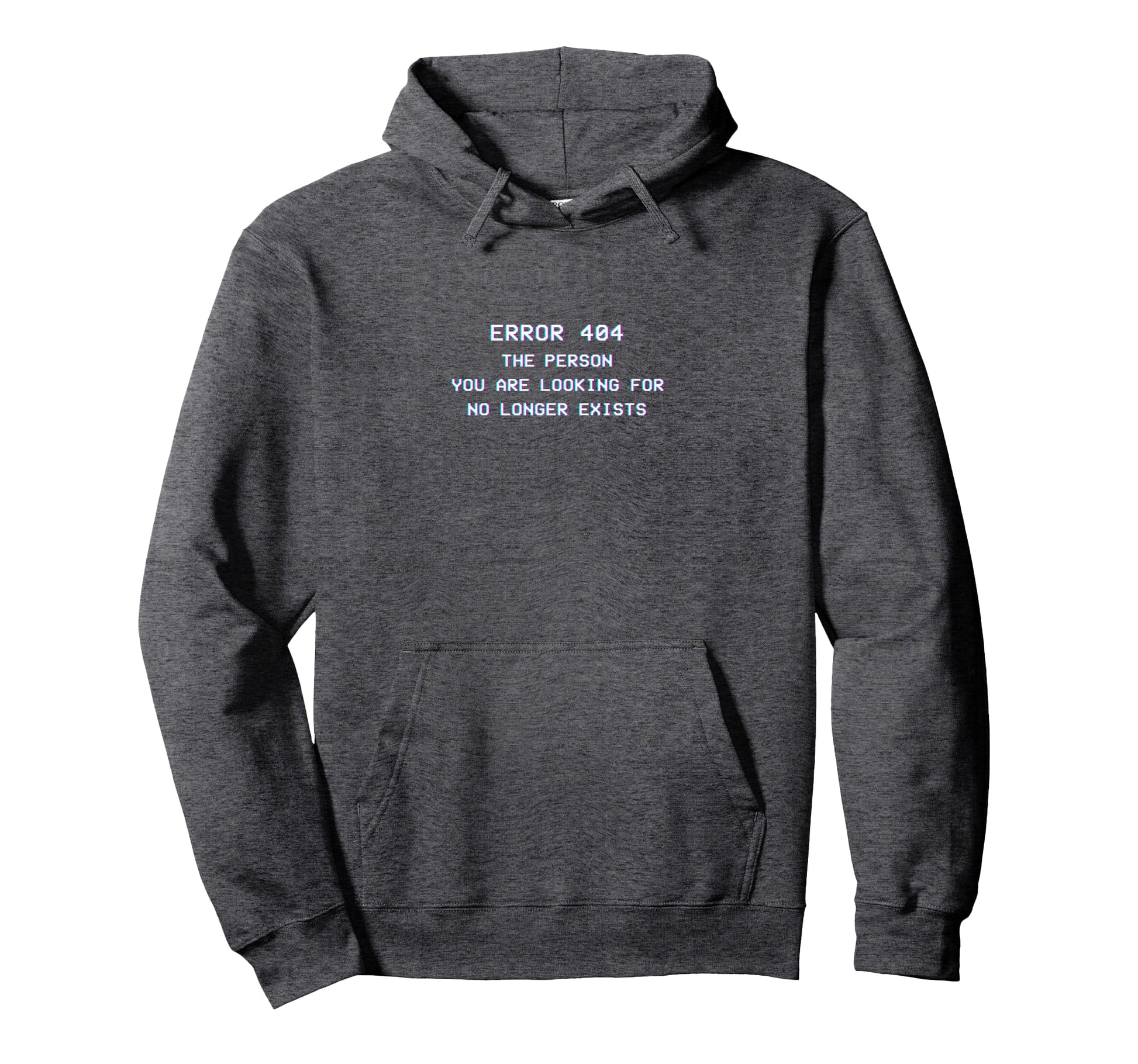 Error 404 Vaporwave Aesthetic Glitch Hoodie - Novelty Apparel Men Women - T-Shirt, Sweatshirt, Hoodie