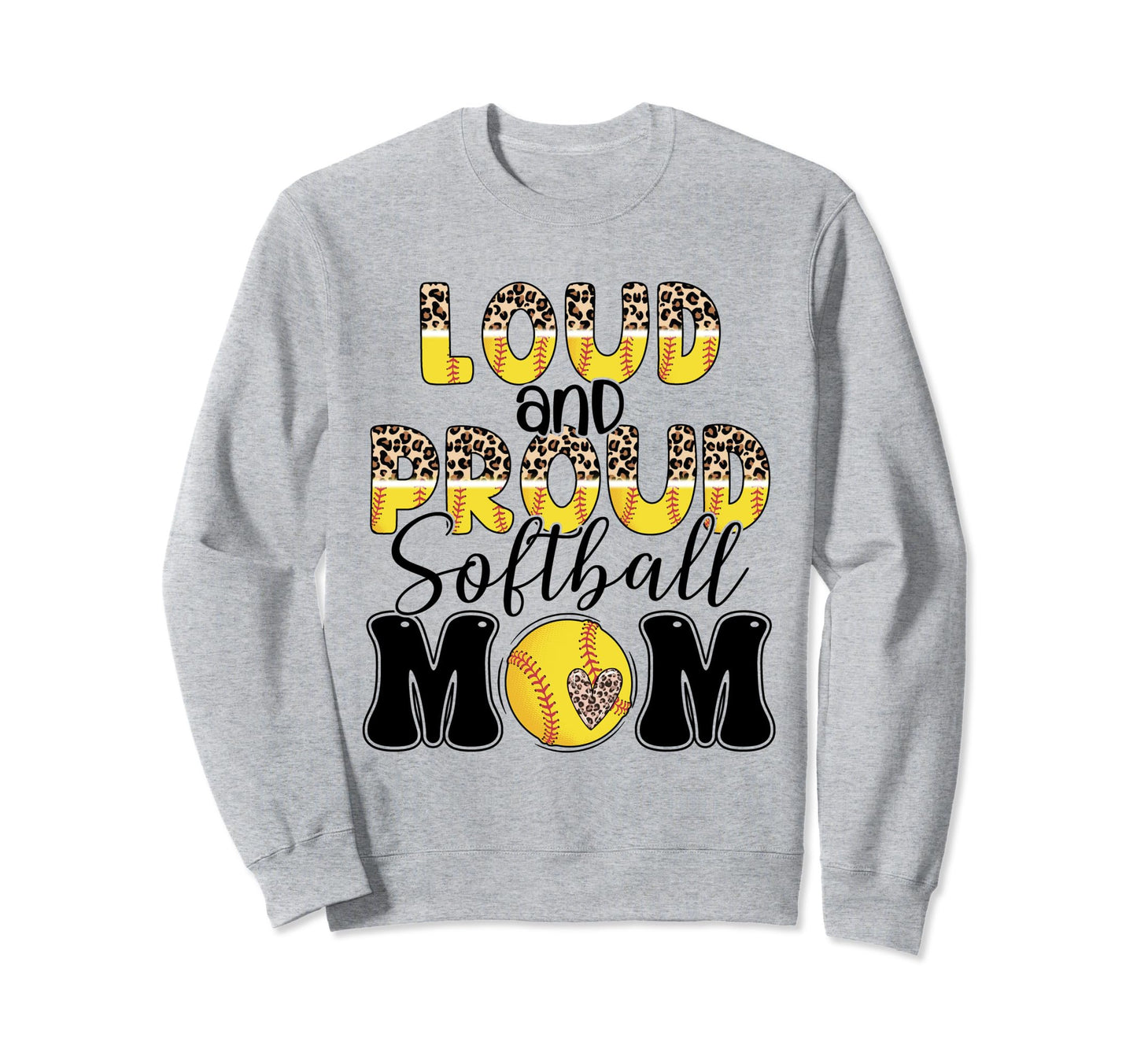 Softball Mom Player Team Mama Sports Sweatshirt - Minimalist Print Unisex - T-Shirt, Sweatshirt, Hoodie