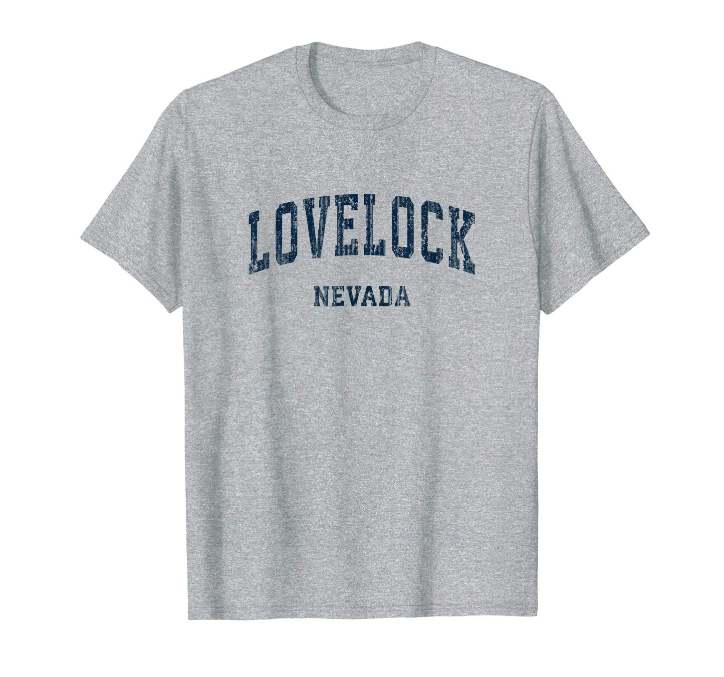 Lovelock Nevada Nv Varsity Sports Navy T-Shirt - Novelty Apparel Men Women - T-Shirt, Sweatshirt, Hoodie
