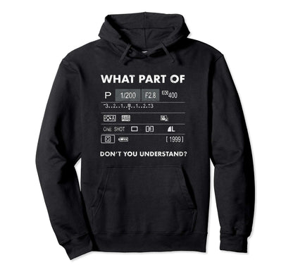 Photographer Dslr Camera Lcd Screen Hoodie - Trendy Graphic for Adults - T-Shirt, Sweatshirt, Hoodie