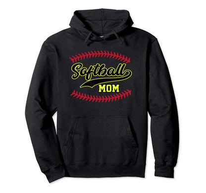 Mothers Will Love Softball Mom Great Hoodie - Trendy Graphic Men Women - T-Shirt, Sweatshirt, Hoodie