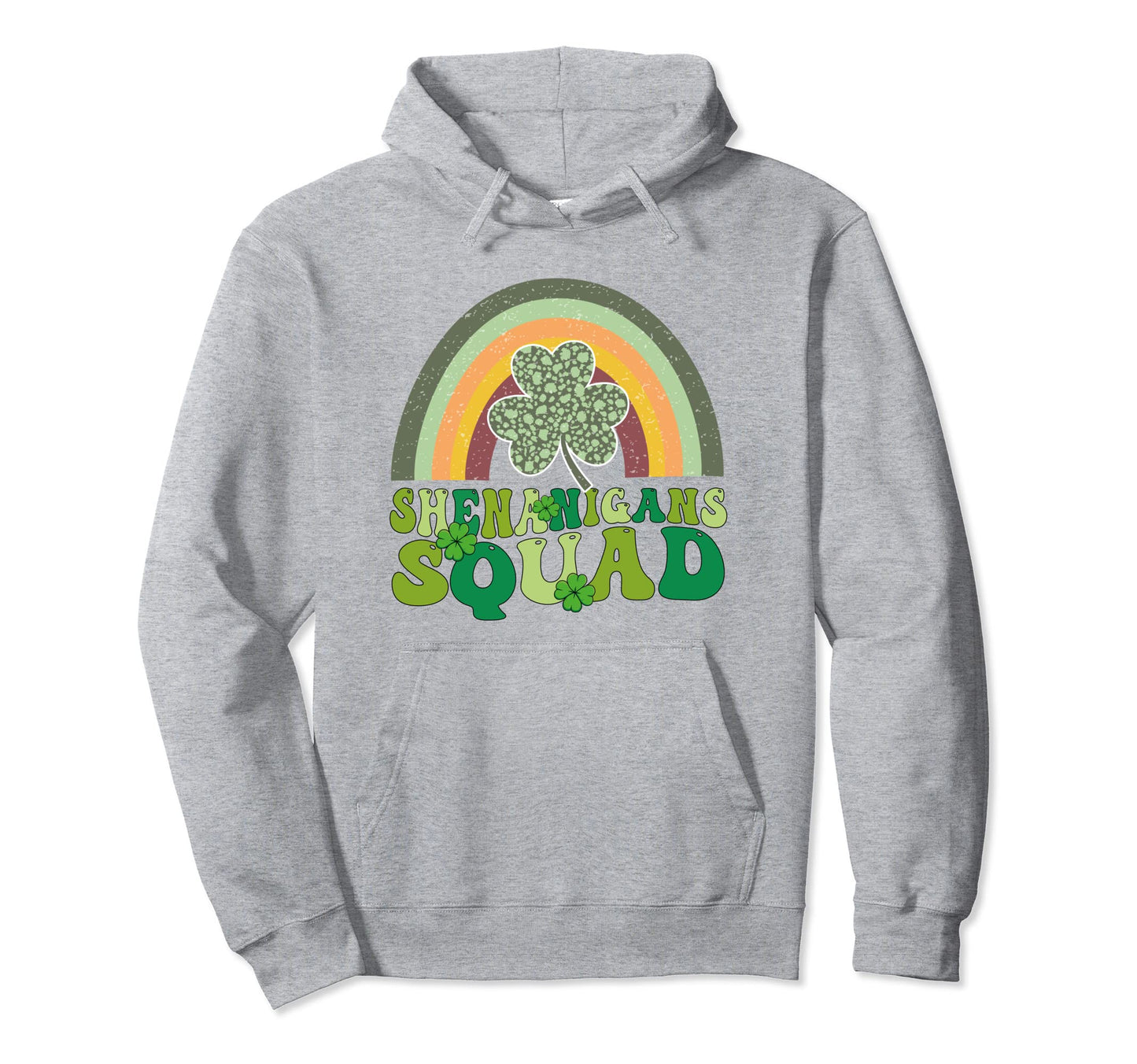 Shenanigans Squad Rainbow Groovy St Hoodie - Trendy Graphic for Adults - T-Shirt, Sweatshirt, Hoodie