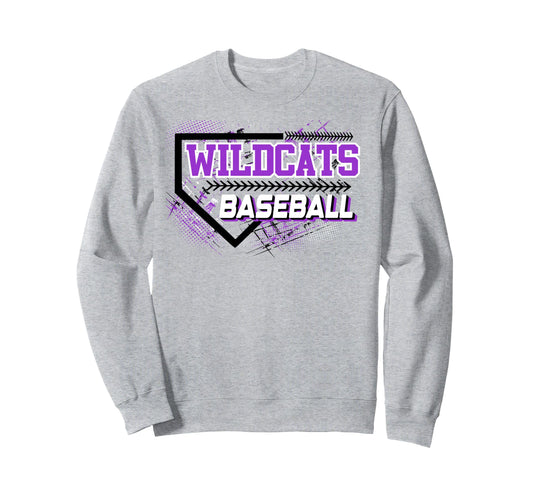 Wildcats Baseball Mom Sports Game Sweatshirt - Streetwear Style Men Women - T-Shirt, Sweatshirt, Hoodie
