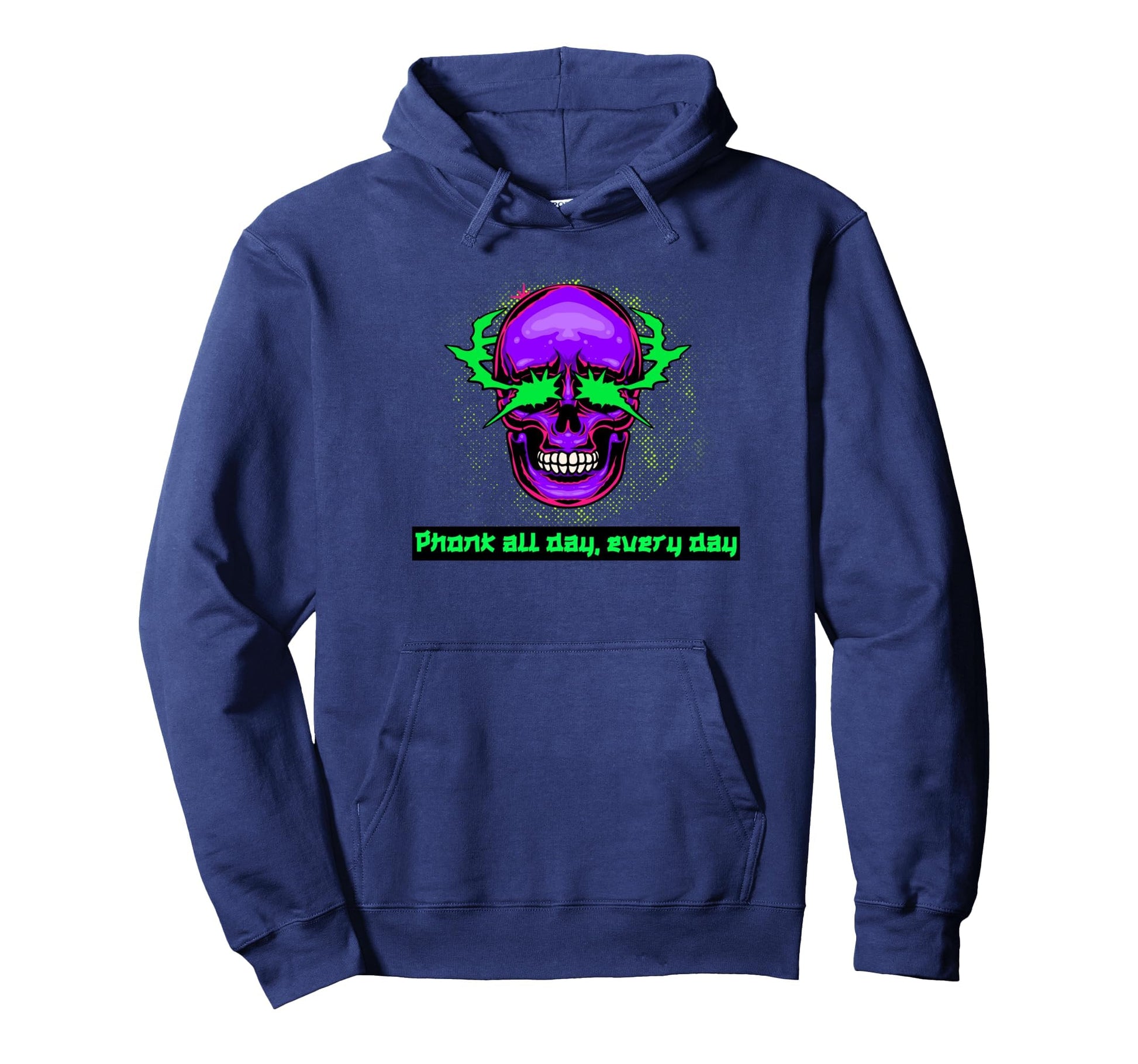 Phonk Vaporwave Skull Aesthetic Powerlifting Hoodie - Graphic Print Unisex - T-Shirt, Sweatshirt, Hoodie
