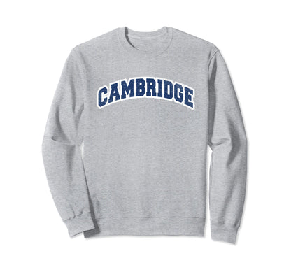 Cambridge Massachusetts Varsity Sweatshirt - Trendy Graphic Unisex - T-Shirt, Sweatshirt, Hoodie