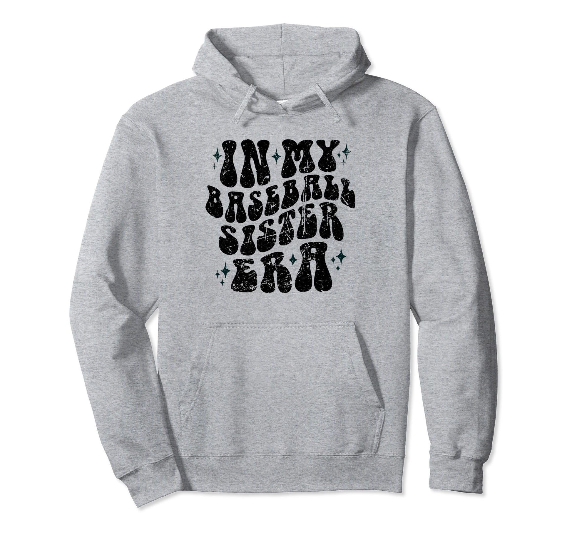 My Baseball Sister Era Funny Sport Hoodie - Minimalist Print for Adults - T-Shirt, Sweatshirt, Hoodie