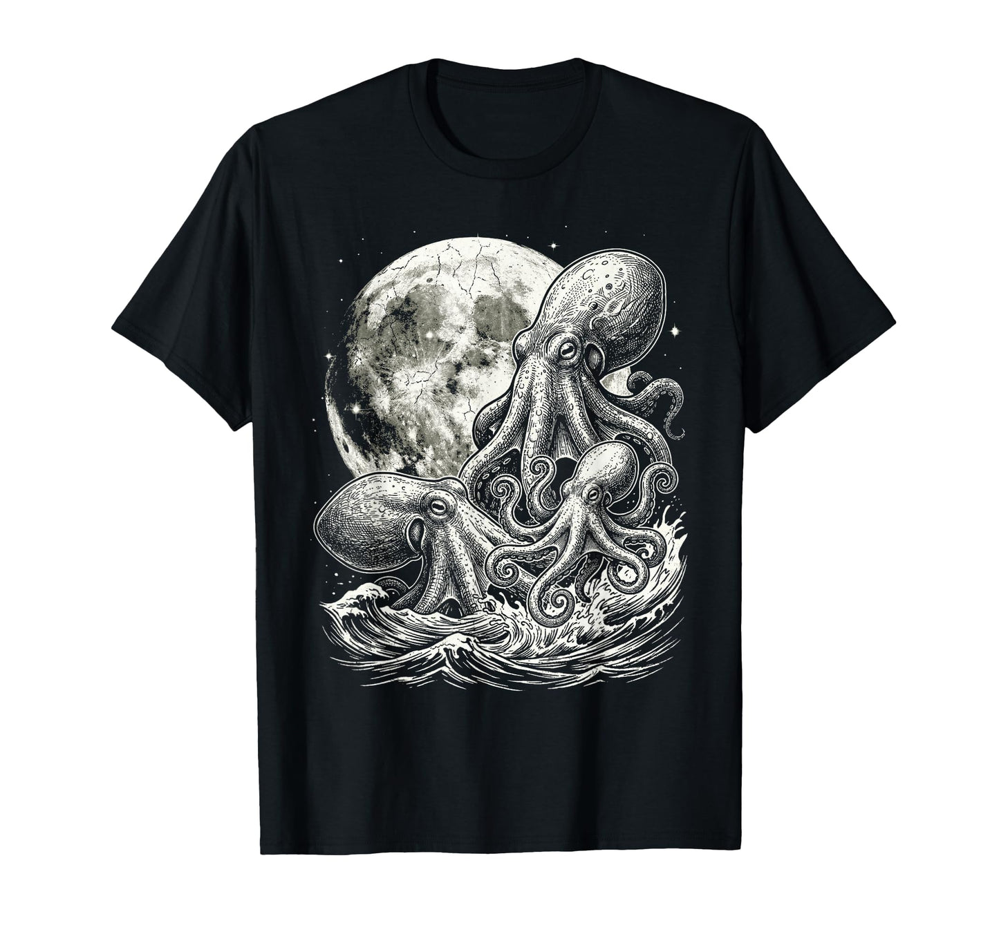 Octopus 90S Aesthetic Y2K Octopus T-Shirt - Casual Everyday Wear Men Women - T-Shirt, Sweatshirt, Hoodie