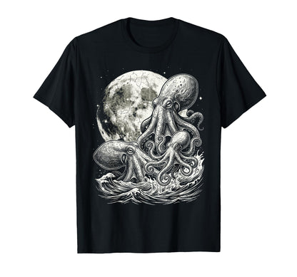 Octopus 90S Aesthetic Y2K Octopus T-Shirt - Casual Everyday Wear Men Women - T-Shirt, Sweatshirt, Hoodie