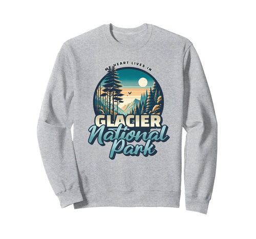 My Heart Lives Glacier Sweatshirt - Casual Everyday Wear Men Women - T-Shirt, Sweatshirt, Hoodie