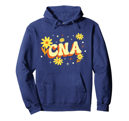 Cna Certified Nursing Assistant Flower Boho Hoodie - Graphic Print Unisex - T-Shirt, Sweatshirt, Hoodie