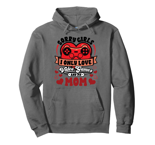 Valentines Sorry Only Love Video Hoodie - Minimalist Print for Adults - T-Shirt, Sweatshirt, Hoodie