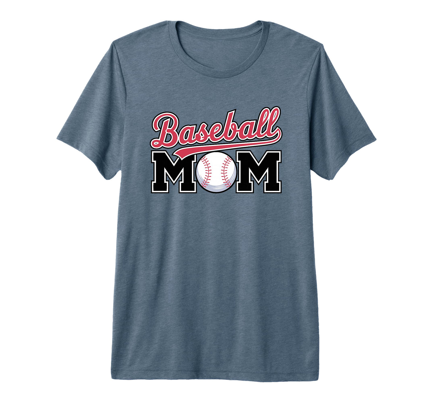 Baseball Mom Sports Baseball Tri Blend T-Shirt - Aesthetic Graphic Unisex - T-Shirt, Sweatshirt, Hoodie