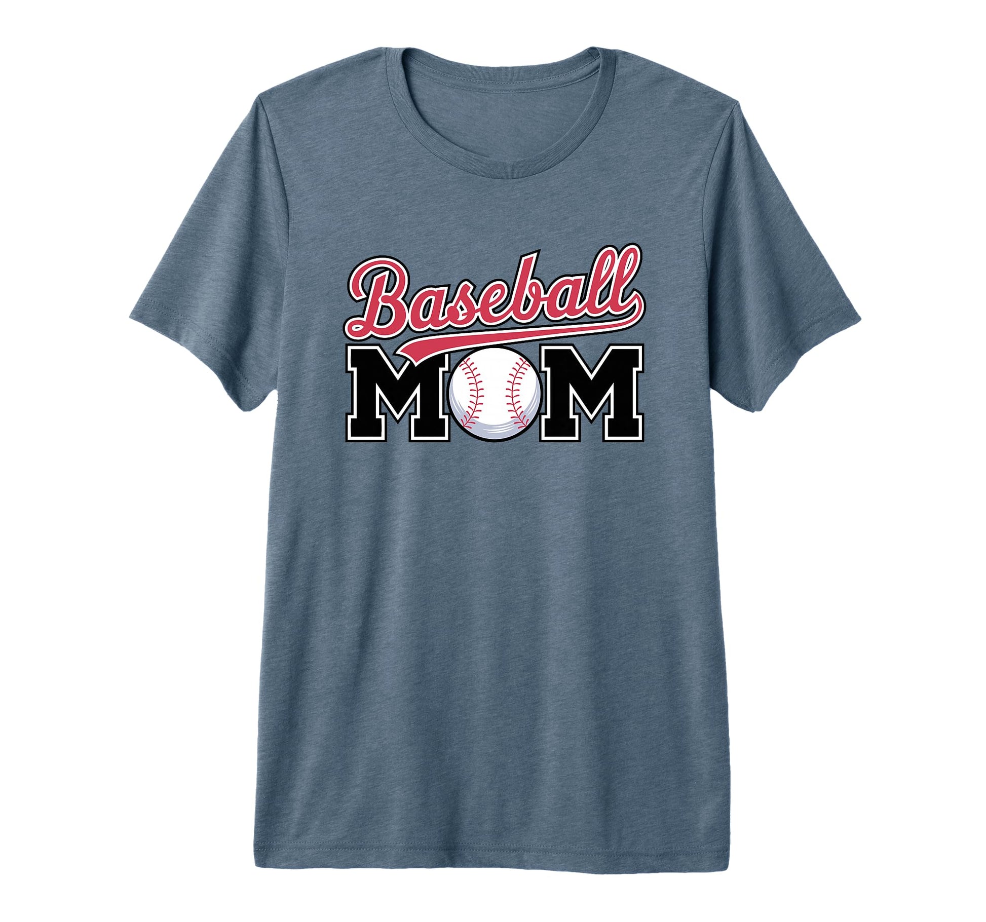 Baseball Mom Sports Baseball Tri Blend T-Shirt - Aesthetic Graphic Unisex - T-Shirt, Sweatshirt, Hoodie