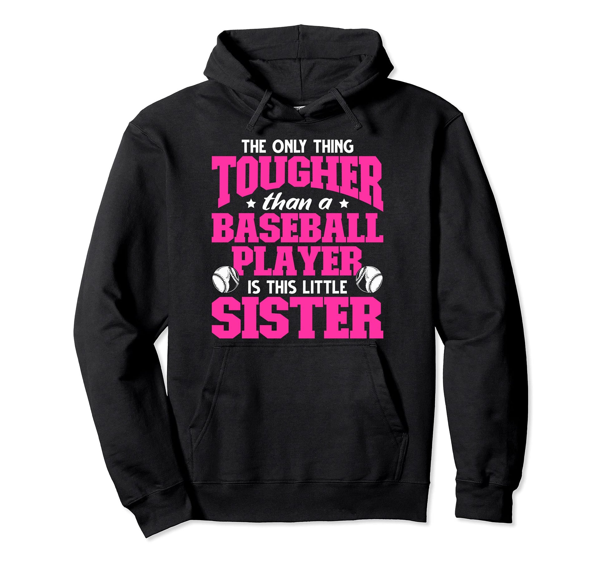 Only Thing Tougher Baseball Little Hoodie - Custom Art Print for Adults - T-Shirt, Sweatshirt, Hoodie