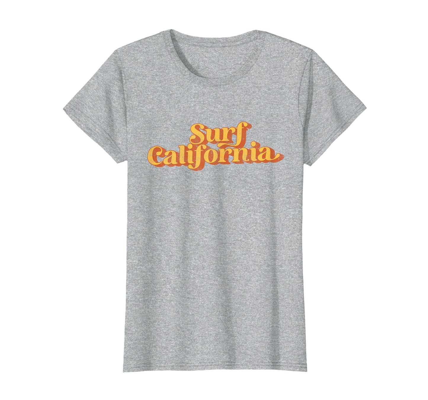 Surf California Cali 70S Beach T-Shirt - Custom Art Print for Adults - T-Shirt, Sweatshirt, Hoodie