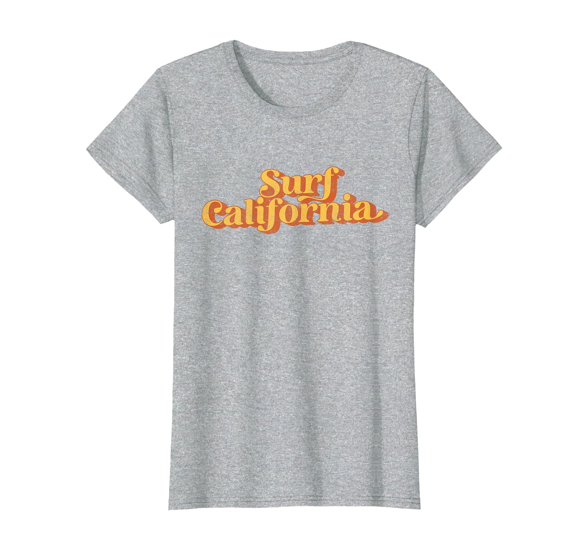 Surf California Cali 70S Beach T-Shirt - Custom Art Print for Adults - T-Shirt, Sweatshirt, Hoodie