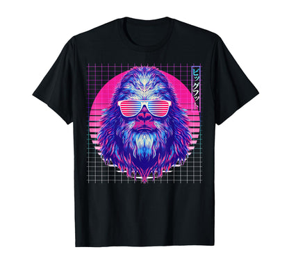 Bigfoot Sunglasses Sasquatch Yeti T-Shirt - Custom Art Print for Adults - T-Shirt, Sweatshirt, Hoodie