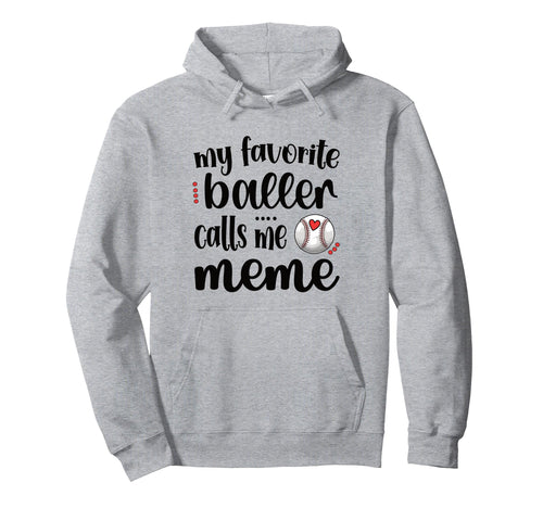 My Favorite Baseball Player Calls Me Hoodie - Unique Graphic Men Women - T-Shirt, Sweatshirt, Hoodie