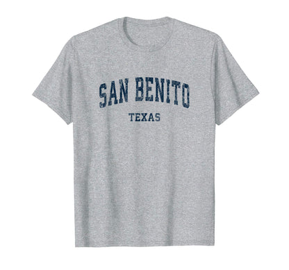 San Benito Texas Tx Varsity Sports Navy T-Shirt - Novelty Apparel Men Women - T-Shirt, Sweatshirt, Hoodie