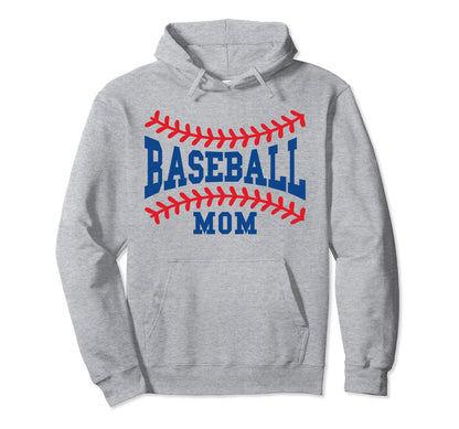 Baseball Mom Laces Little League Womens Hoodie - Graphic Print Men Women - T-Shirt, Sweatshirt, Hoodie