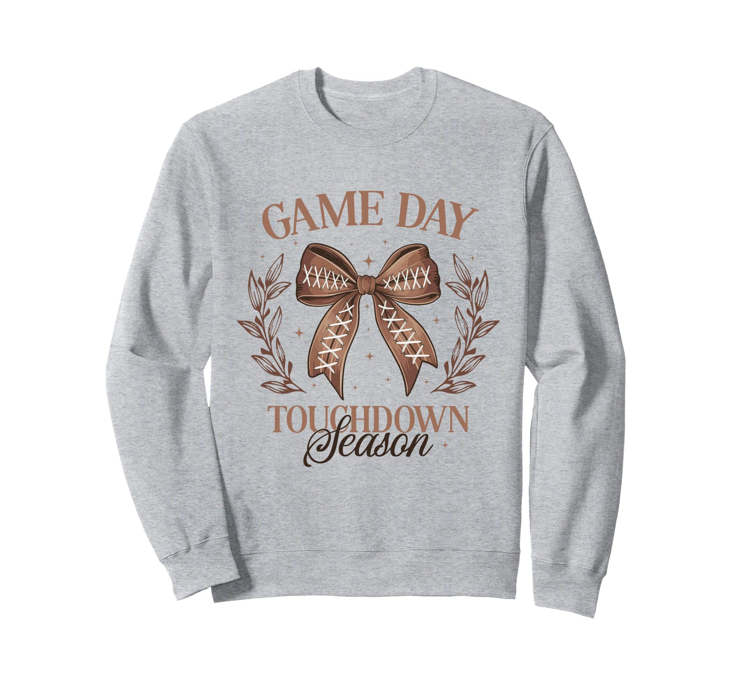 Football Mom Coquette Bow Fall Sweatshirt - Novelty Apparel Men Women - T-Shirt, Sweatshirt, Hoodie