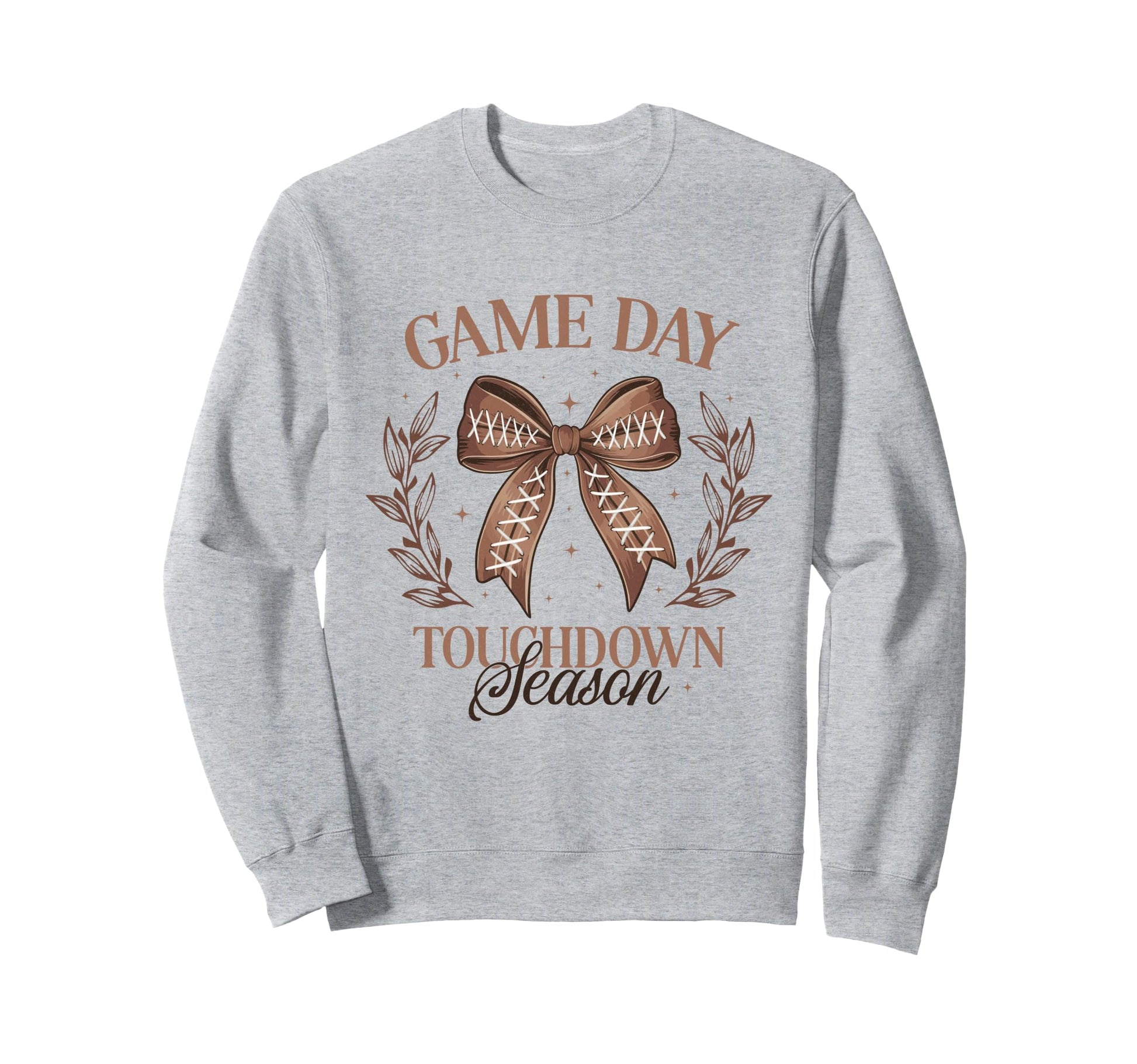 Football Mom Coquette Bow Fall Sweatshirt - Novelty Apparel Men Women - T-Shirt, Sweatshirt, Hoodie