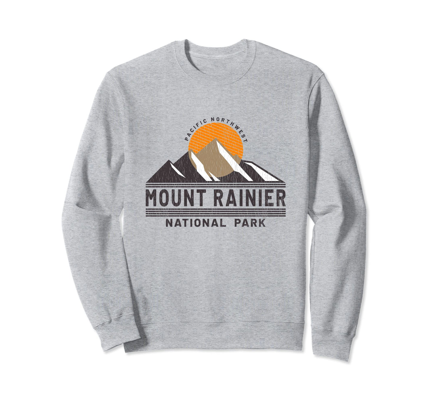 Mount Rainier National Park Sweatshirt - Minimalist Print Men Women - T-Shirt, Sweatshirt, Hoodie