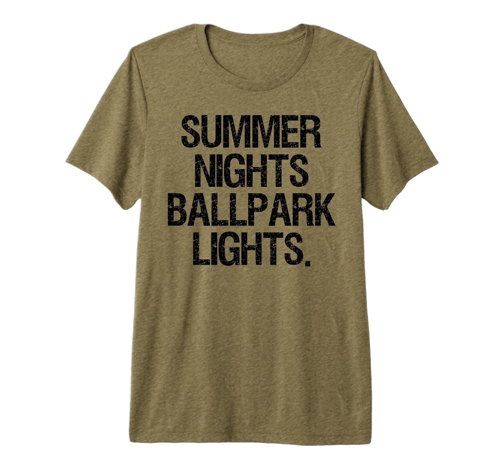 Summer Nights And Ballpark Lights T-Shirt - Unique Graphic for Adults - T-Shirt, Sweatshirt, Hoodie
