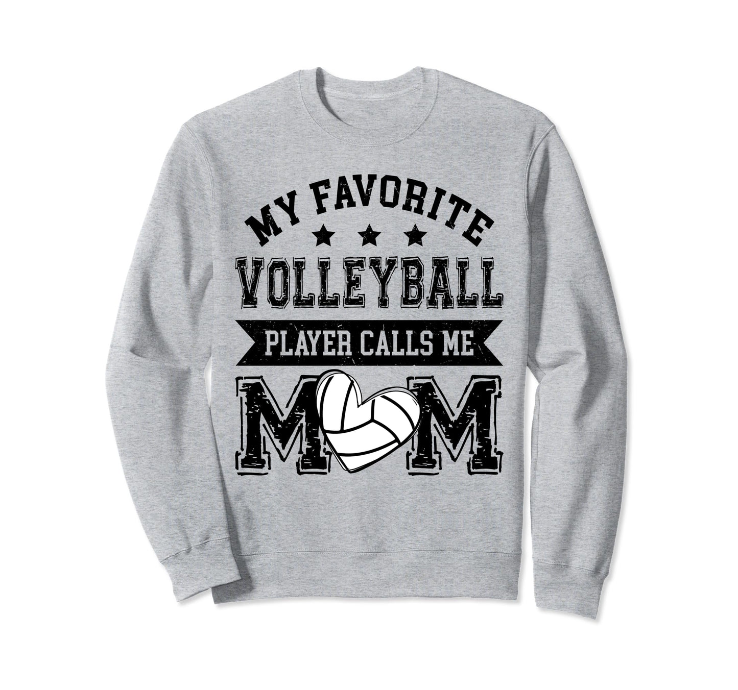 Volleyball Mom My Favorite Sweatshirt - Unique Graphic Men Women - T-Shirt, Sweatshirt, Hoodie