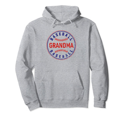 Baseball Grandma Funny Sport Hoodie - Minimalist Print Unisex - T-Shirt, Sweatshirt, Hoodie