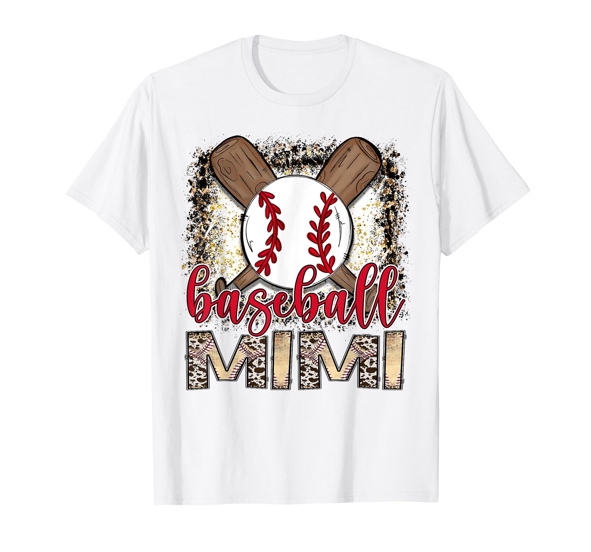 Baseball Mimi Leopard Proud Ball Mimi Game T-Shirt - Trendy Graphic Unisex - T-Shirt, Sweatshirt, Hoodie