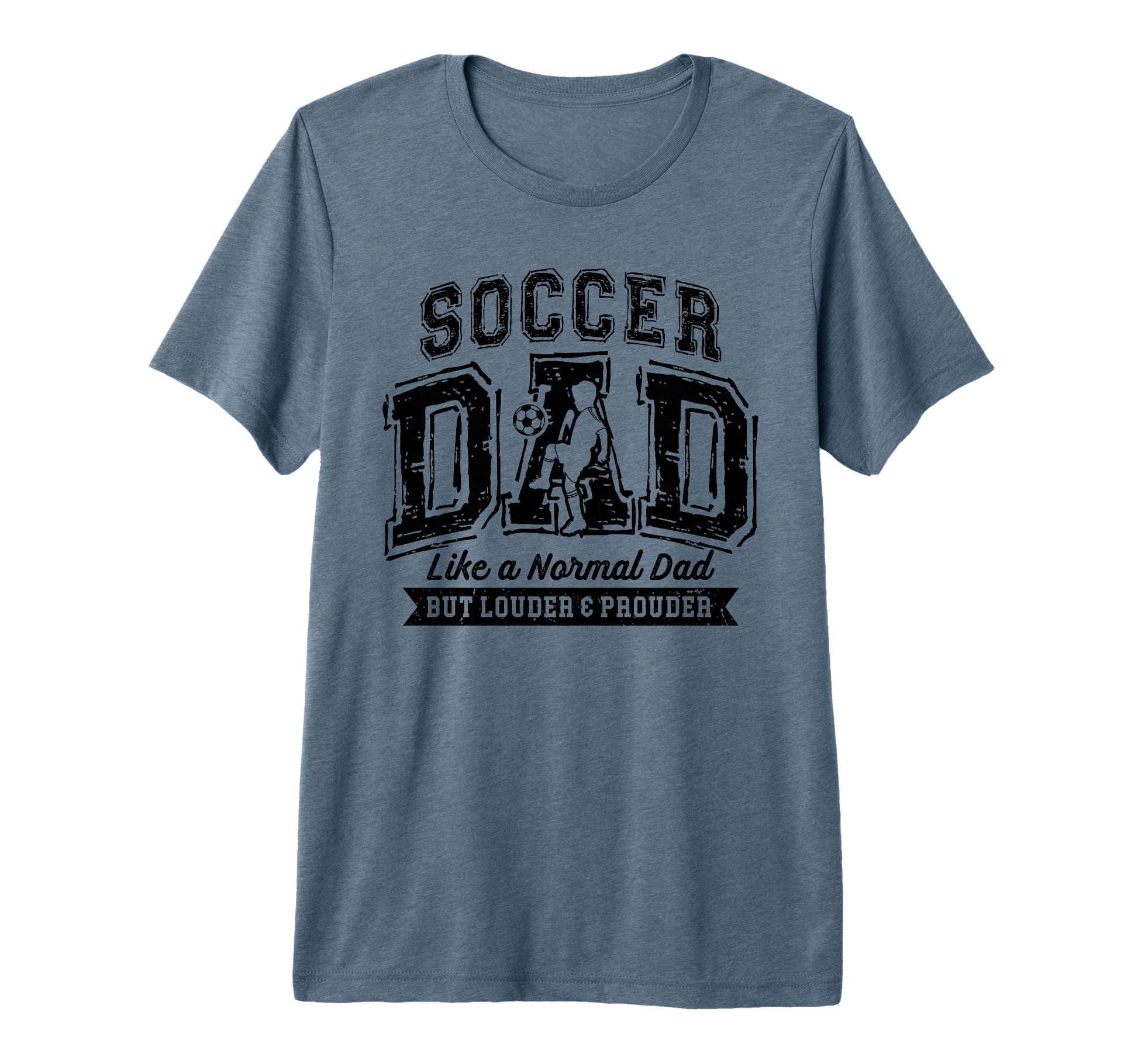Mens Soccer Dad Like Normal Dad Proud T-Shirt - Unique Graphic for Adults - T-Shirt, Sweatshirt, Hoodie