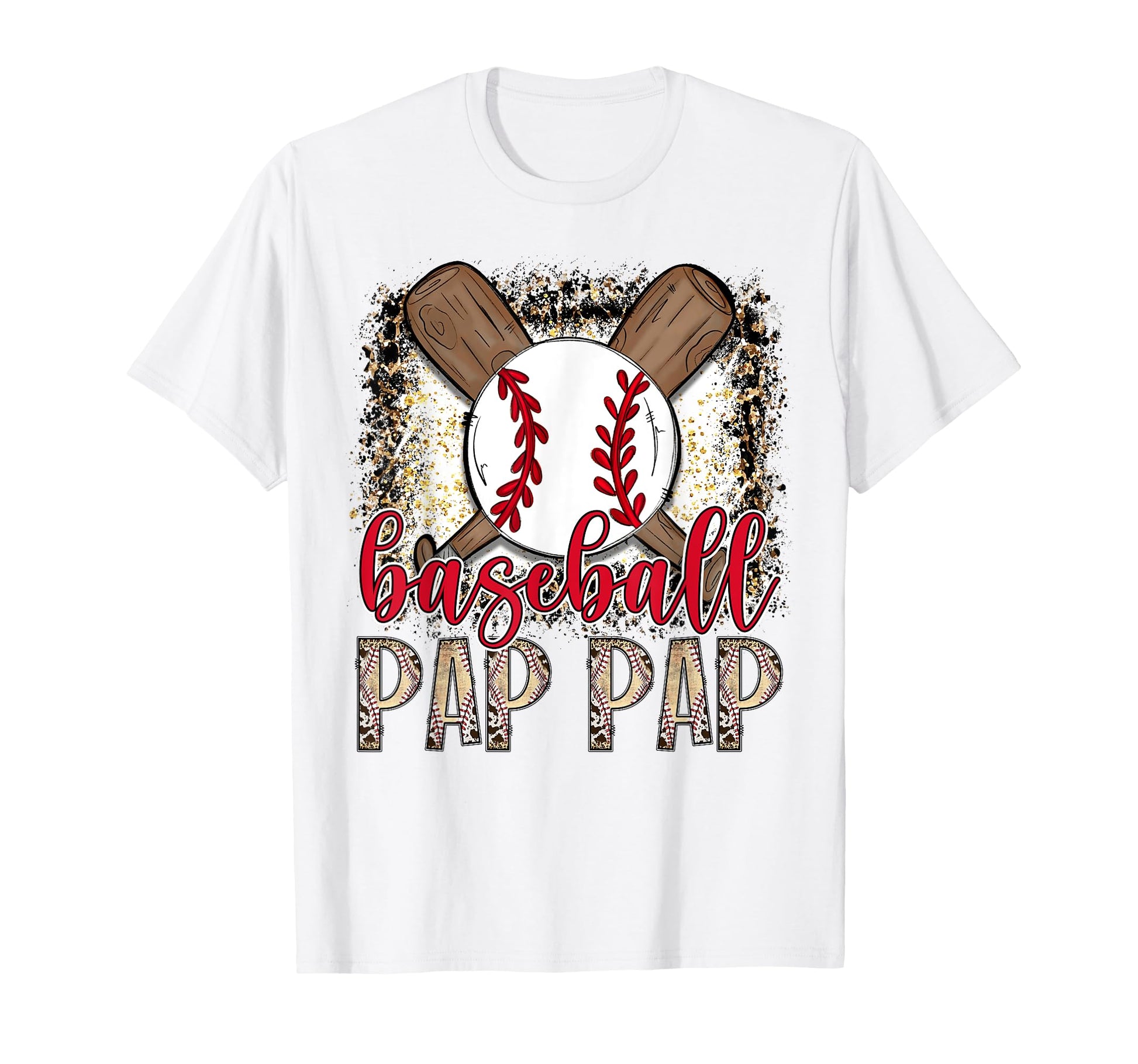 Baseball Pap Pap Leopard Proud T-Shirt - Casual Everyday Wear Men Women - T-Shirt, Sweatshirt, Hoodie
