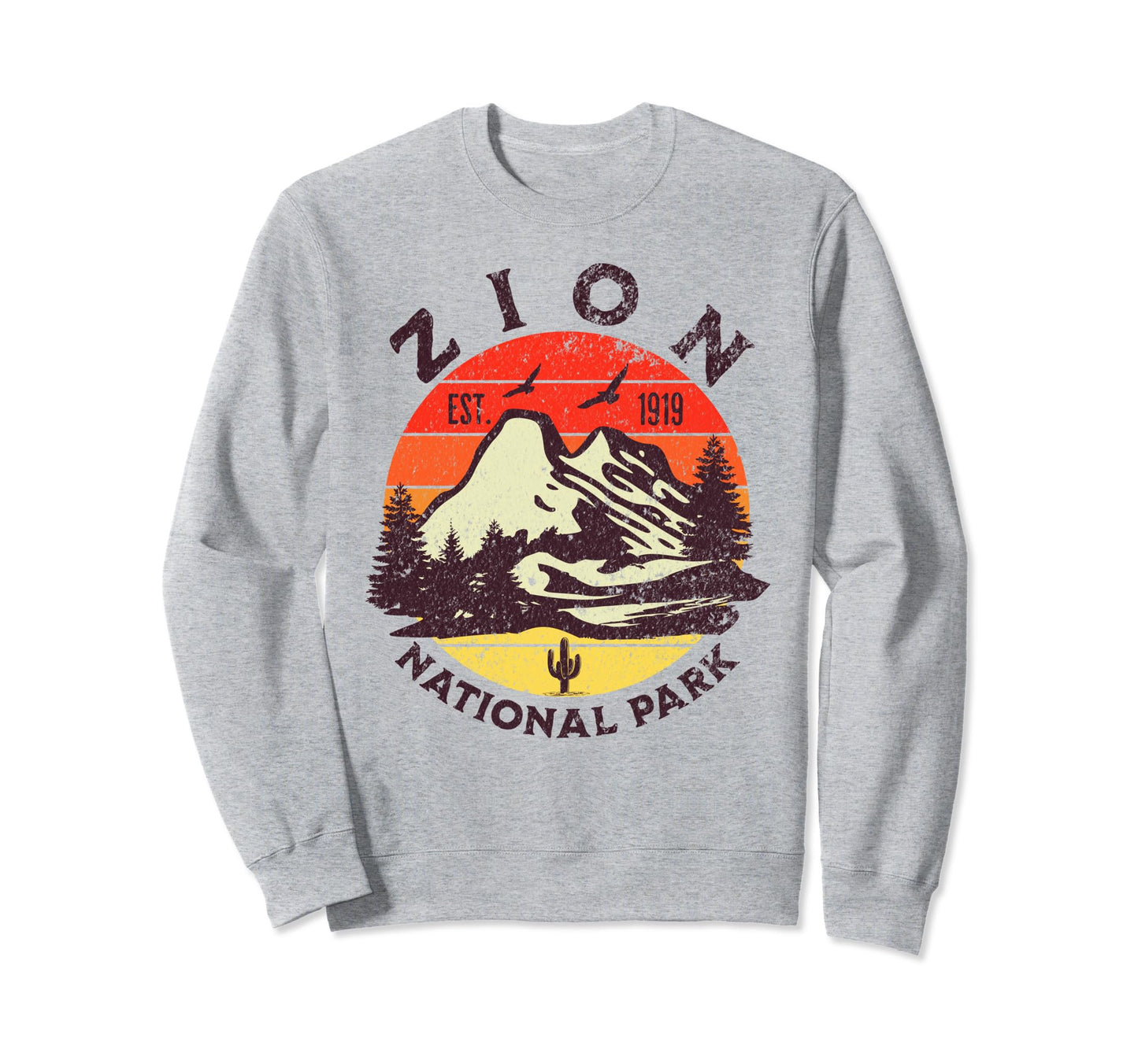 Zion National Park Utah Usa Hoodie - Casual Everyday Wear for Adults - T-Shirt, Sweatshirt, Hoodie