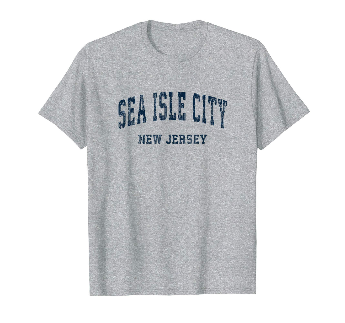 Sea Isle City New Jersey Nj Varsity T-Shirt - Minimalist Print Unisex - T-Shirt, Sweatshirt, Hoodie