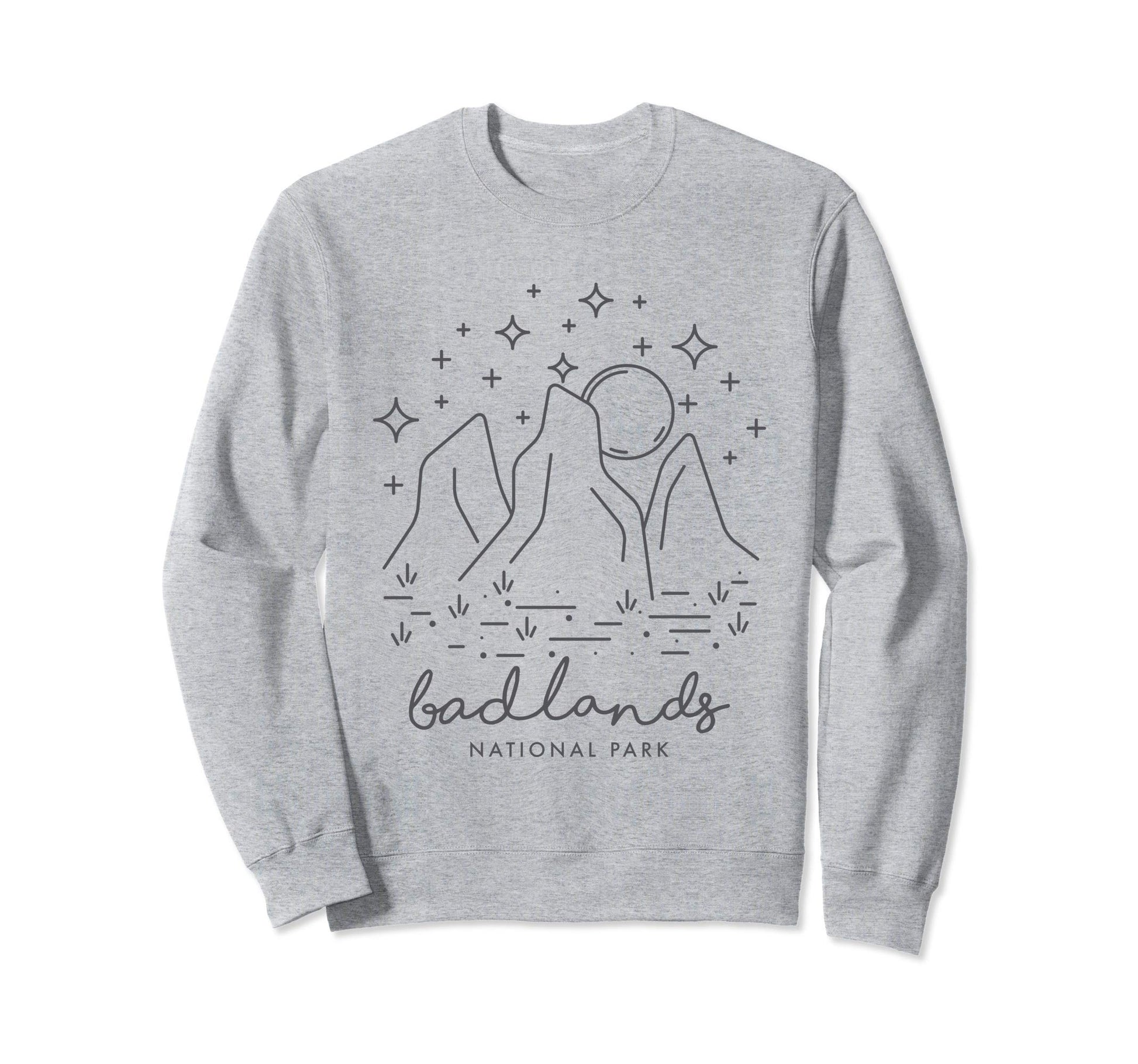 Badlands National Park Mountains Sweatshirt - Streetwear Style Unisex - T-Shirt, Sweatshirt, Hoodie