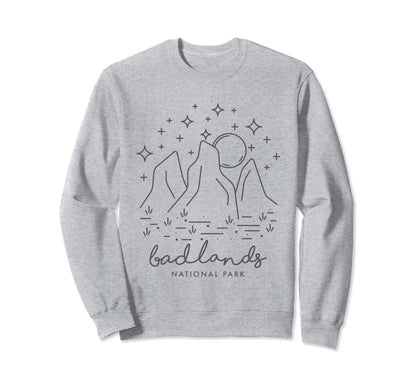 Badlands National Park Mountains Sweatshirt - Streetwear Style Unisex - T-Shirt, Sweatshirt, Hoodie