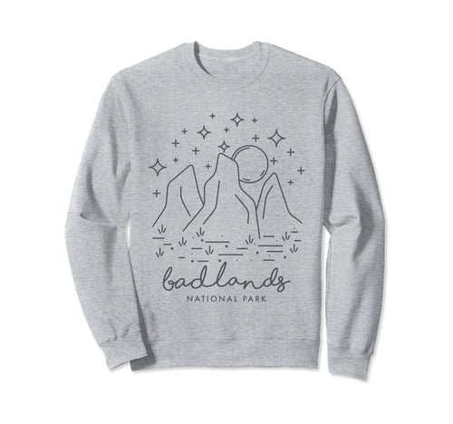 Badlands National Park Mountains Sweatshirt - Streetwear Style Unisex - T-Shirt, Sweatshirt, Hoodie