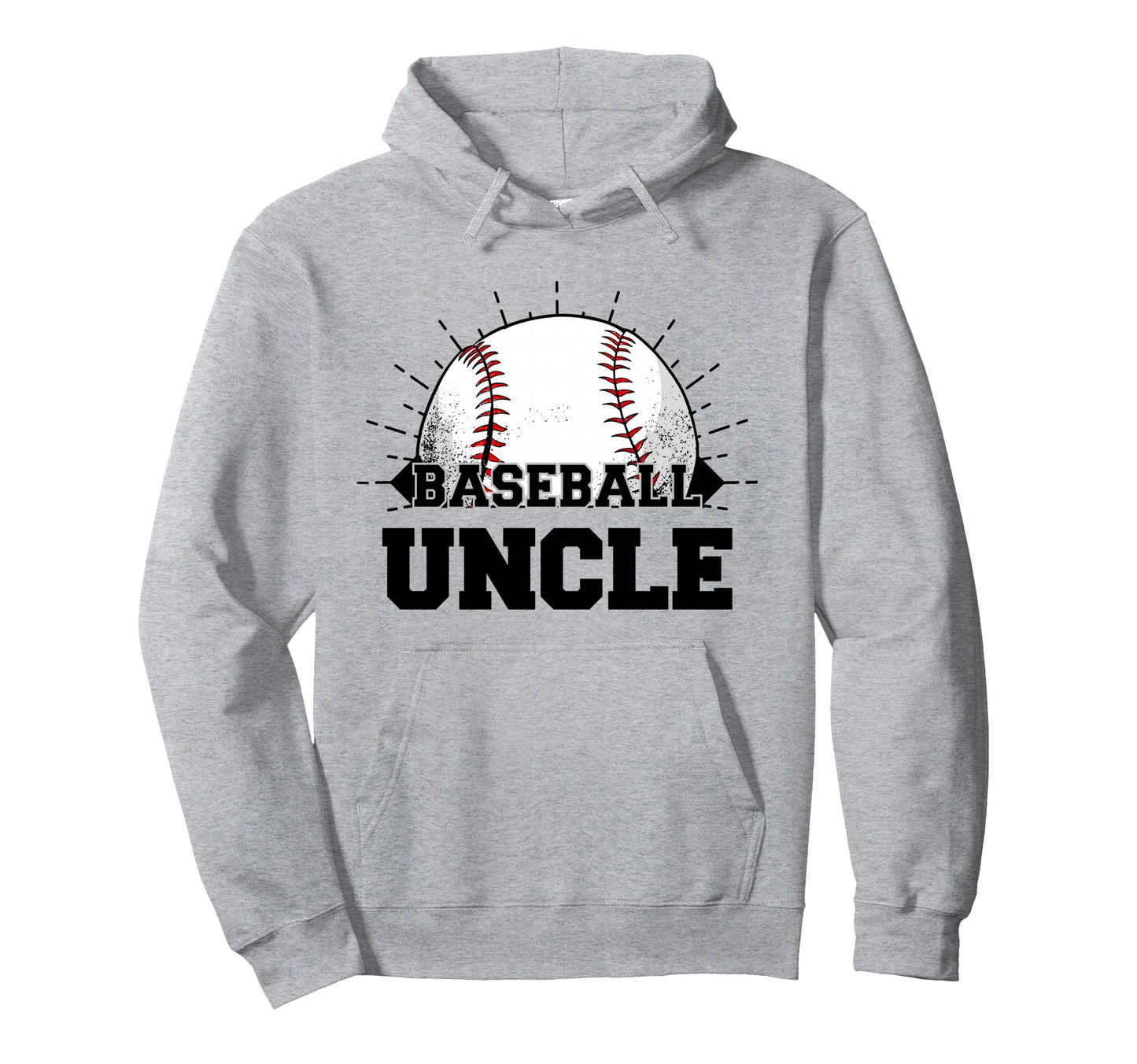 Game Day Baseball Uncle Hoodie - Custom Art Print Men Women - T-Shirt, Sweatshirt, Hoodie