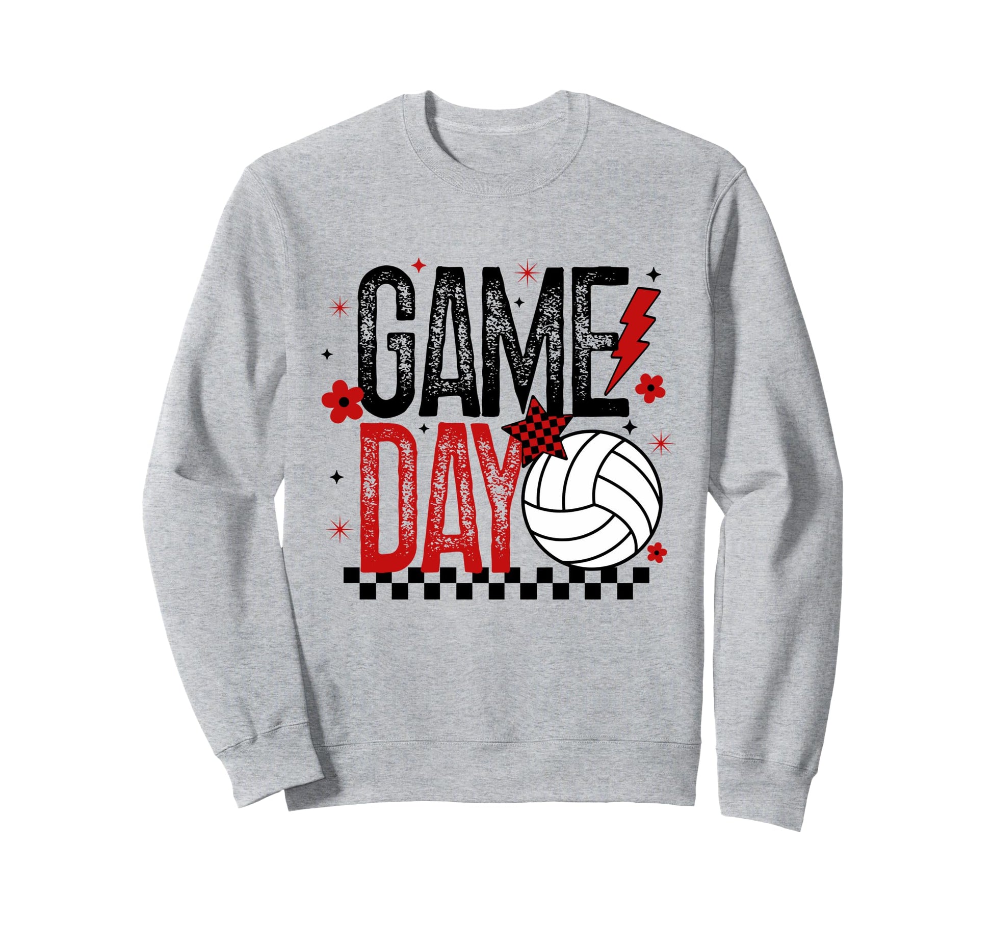 Volleyball Game Day Volleyball Mom Sweatshirt - Graphic Print Men Women - T-Shirt, Sweatshirt, Hoodie