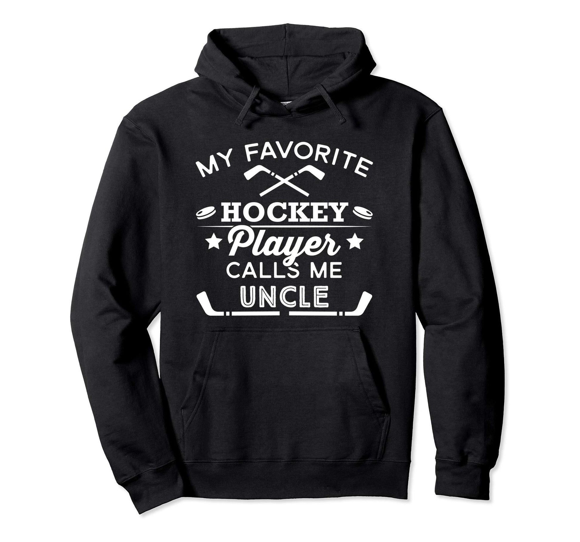 Favorite Ice Hockey Player Gift Uncle Hoodie - Minimalist Print Unisex - T-Shirt, Sweatshirt, Hoodie