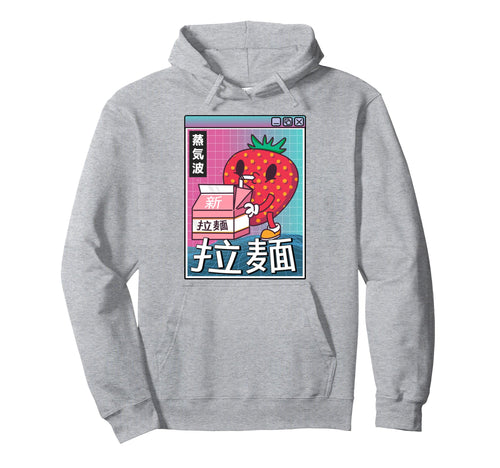 Strawberry Milk Digital Japan Otaku Hoodie - Streetwear Style for Adults - T-Shirt, Sweatshirt, Hoodie