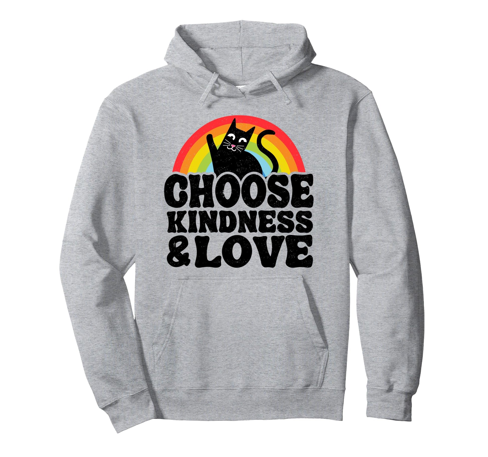 Choose Kindness Love Anti Bullying Rainbow Hoodie - Graphic Print Unisex - T-Shirt, Sweatshirt, Hoodie