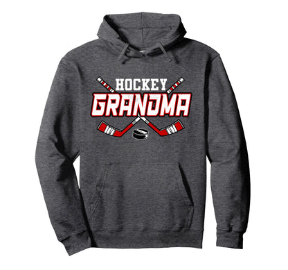 Hockey Grandma Shirts Mama Mothers Day Hoodie - Streetwear Style Men Women - T-Shirt, Sweatshirt, Hoodie