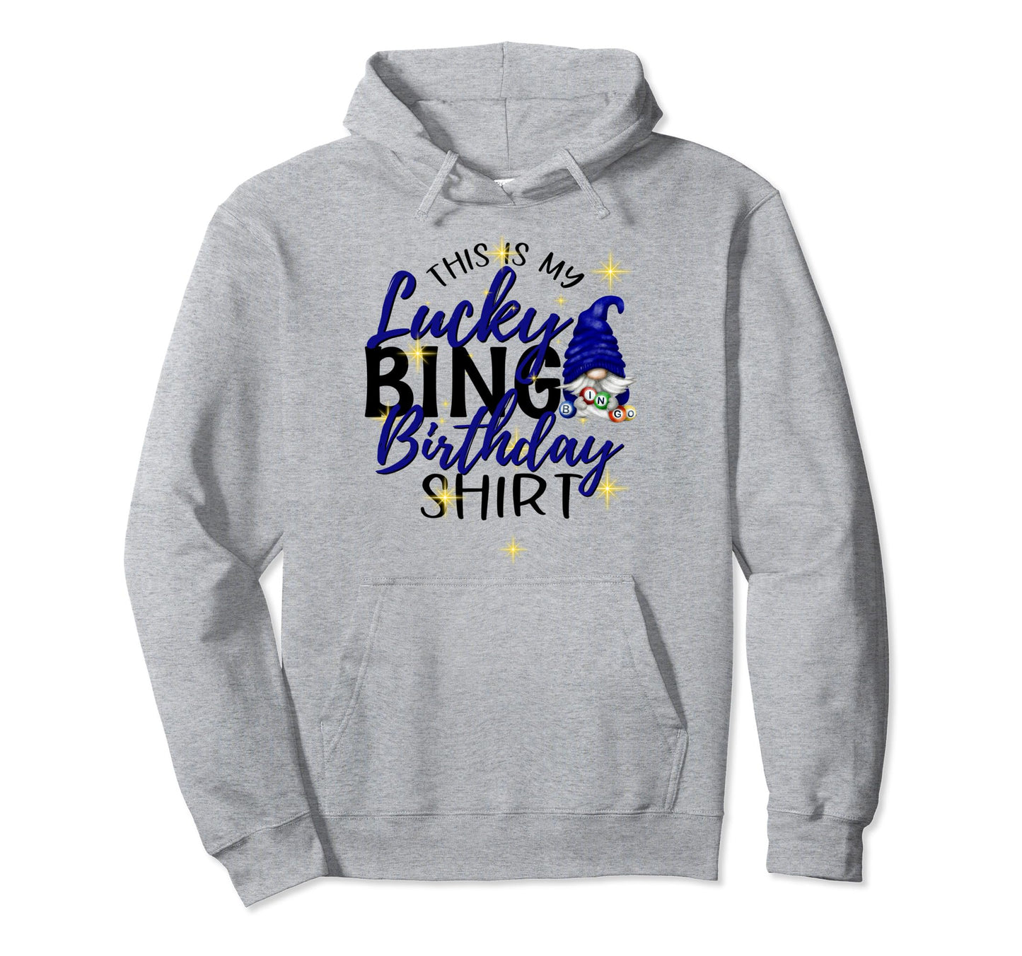 This Is My Lucky Bingo Birthday Peace Love Hoodie - Novelty Apparel Unisex - T-Shirt, Sweatshirt, Hoodie