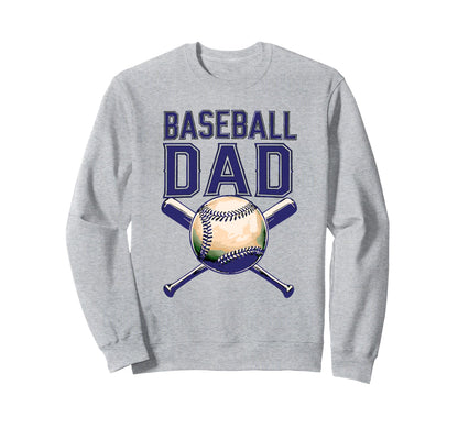 Baseball Dad Parent Ball Player Sweatshirt - Unique Graphic for Adults - T-Shirt, Sweatshirt, Hoodie