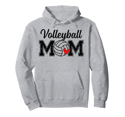 Volleyball Mom Game Day Vibes Mothers Day Hoodie - Unique Graphic Unisex - T-Shirt, Sweatshirt, Hoodie