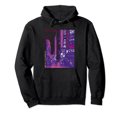 90S Lofi Tokyo Japanese City Streetwear Hoodie - Aesthetic Graphic Unisex - T-Shirt, Sweatshirt, Hoodie